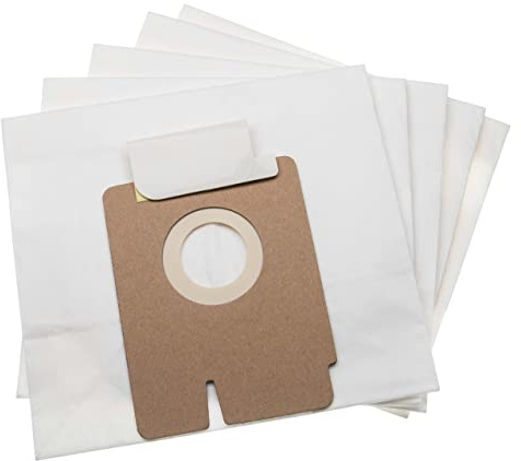 vhbw 5x Staubbeutel kompatibel mit Kneissel 1400, 1500, OWE 590 | Staubsauger - 18cm x 16cm Beige