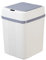 Sunicon Poubelle Automatique, 12L Capteur Intelligent Couvercle de Traitement Stable Style Simple Poubelle Intelligente Automatique sans Poubelle pour Salle de Bain, Chambre à (White Battery Powered)