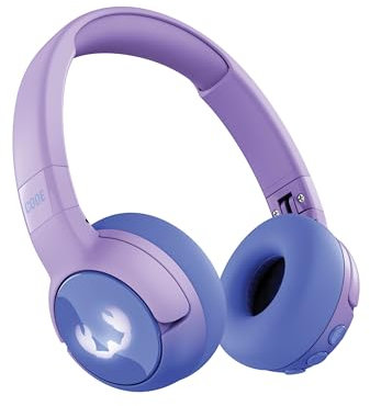 Fresh 'n Rebel Code Junior, kabellose Bluetooth-Kopfhörer für Kinder, sicherer Klang (<85dB), inklusive Audiokabel und Aufkleber, Buddy Beats, LED-Lichteffekte. 48 Std. Spielzeit (Groovy Galaxy)