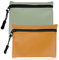 Lot de 2 Porte-Monnaie à Fermeture éclair pour Femme et Homme, Petit Porte-Monnaie en Tissu PU, Porte-Monnaie pour Fille et garçon, Mini Pochette Portable pour pièces de Monnaie (Jaune + Vert)