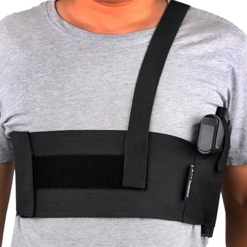 HOUSON Verdeckte Pistolenhalfter, Gun Holster Schulterholster Taktisch Waffenholster einstellbar Pistole Gürtel 43in-51 inch
