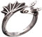 MOBUTOFU Fliegender Drachen Retro- Drachenfingerringe Fingerringe Für Herrenring Schmuck Im Coolen Stil Kreative Ringe Öffnende Fingerringe Punk-drachenring Stahl