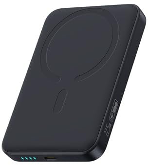 Baseus Enerfill Batería Externa para Magsafe 10000mAh 22,5W Powerbank Magnético Power Bank Magnetic USB C, Cargador Portátil Inalámbrico Compatible con iPhone 16/15/14/13/ 12/Pro/Pro MAX Series,Negro