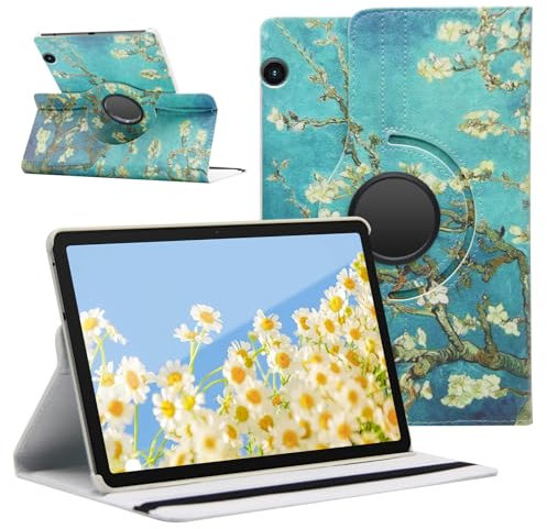 SWEIMEN Case Compatible with Huawei MediaPad T5 10, PU Leather Case 360° Rotatable Multi-Angle Protection Stand Protective Case