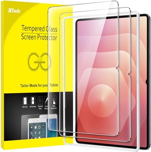 JETech Schutzfolie für Samsung Galaxy Tab S11 Ultra, 2 Stück | 9H Gehärtetes Glas Displayschutz, HD Klar, Kratzschutz