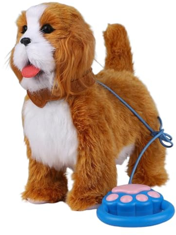 Realistic Robot Puppy - Joy For All Interactive Pet Cat Electronic Walking Barking Pet | Plush Robotic Puppy | Animal Companion For Kids Girls Adults Home Play Birthday Party Nursery DA06358