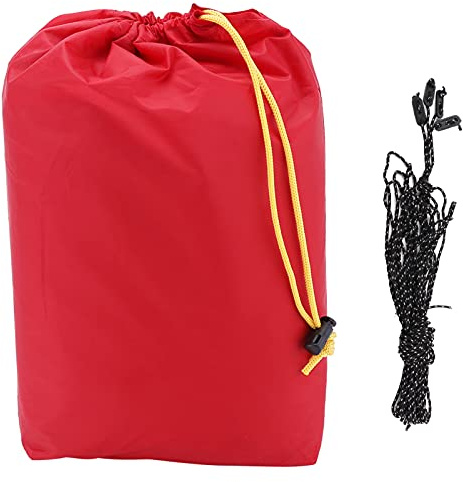 Greensen Vela de Sombra, Toldo Rectangular para Exteriores de Jardín Patio Camping Picnic, Fabricado en Tela de Poliéster con 4 Cuerdas de Nylon 5m X 4.5m