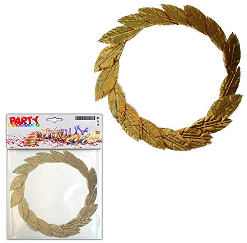 PARTY DISCOUNT ® Lorbeerkranz, Gold