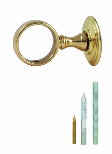 Chapuis AR00 Anneau laiton poli verni Diamètre 35 mm pour Corde Diamètre 32 mm