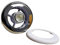 4 5 6 Shower Light Chrome & White 12v Transformer Bathroom Zone 1 & 2 Ventilation (4 100mm, White/Chrome)