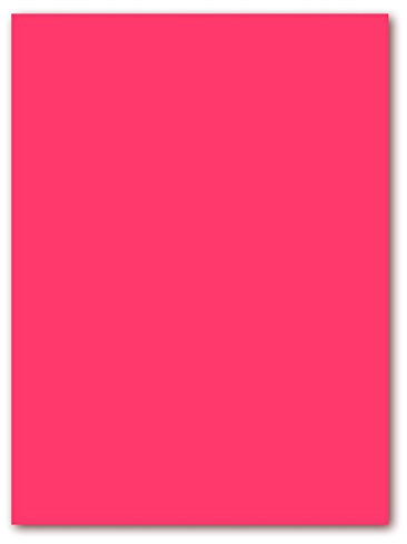 100 Blatt farbiges Briefpapier Lysco Color Paper NEON Magenta Format DIN A6 (105 x 148 mm) stark leuchtendes Papier Briefbogen Farbe Magenta Pink Rosa (LCP-113)