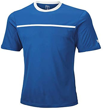 Wilson Oberbekleidung Team Crew T-Shirt, New Blue/White, L