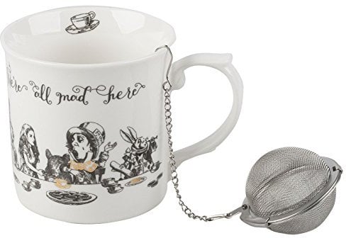 V&A Alice in Wonderland High Tea Gift Set White 8.5 x 8.5 x 12 cm