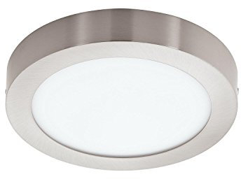 EGLO connect LED Deckenleuchte Fueva-C, Smart Home Deckenlampe, Material: Metallguss, Kunststoff, Farbe: Nickel matt, Ø: 30 cm, dimmbar, Weißtöne und Farben einstellbar