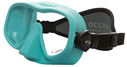 OCEANIC Mini-Schattenmaske, meerblau, Neo-Riemen