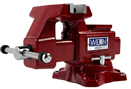 Wilton Utility Bench Vise, 4-1/2 Jaw Width, 4 Jaw Opening, 2-5/8 Throat (Model 674U)