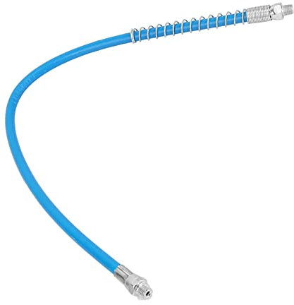 1Pcs Length 60cm/23.6in Flexible Grease Gun Whip Hose Coupler Explosion Proof Manual Grease Tool