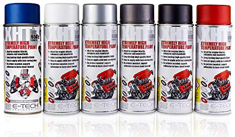 MP Essentials Coat, Protect & Enhance XHT Xtremely High Temperature Paint (up to 650c) for Engine blocks, Exhausts & Manifold (Red)