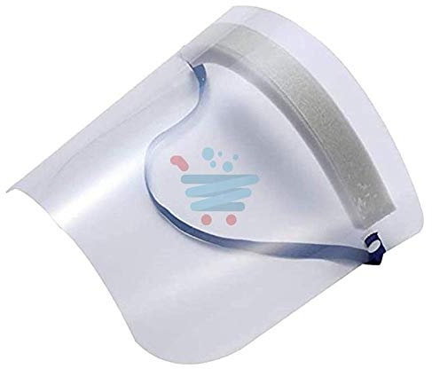 Visiera protettiva in PVC con elastico #Andr?TuttoBene