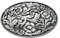 Gürtelschnalle, Vintage-Stil, Western, Cowboy, Cowgirl, Blume, oval