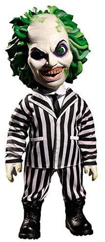 Mezco - Figurne Beetlejuice - Beetlejuice Talking 38cm - 0696198904031, Multi-Colored, Standard