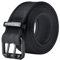 VRLEGEND Canvas Gürtel 120-180cm Herren Jeans Stoffgürtel Outdoor Casual Militär Leinwand Stoff Jeansgürtel Belts (140 cm, Schwarz)