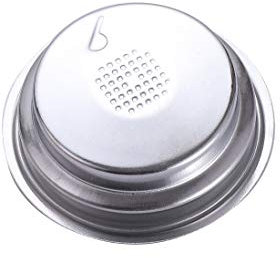 Joytata 51 mm Druckfilterkorb, Edelstahl, Doppelwandiger Siebträgerkorb, Doppelwandiger Espressokorb, Filterkorb, für Delonghi Breville Mr Coffee Espressomaschine, 1 Tasse