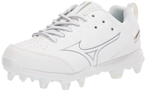 Mizuno 320639.0000.13.1000 9-Spike Advanced Finch Elite 5 Damen Softball-Stollen aus TPU, Weiß, 42 EU