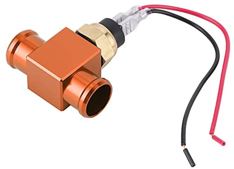 Interruptor De Temperatura Del Agua, Termostato Interruptor De Temperatura Del Agua Radiador Refrigerante Sensor De Temperatura Del Ventilador Para Motocicleta ATV Vehículo Todo Terreno(naranja)