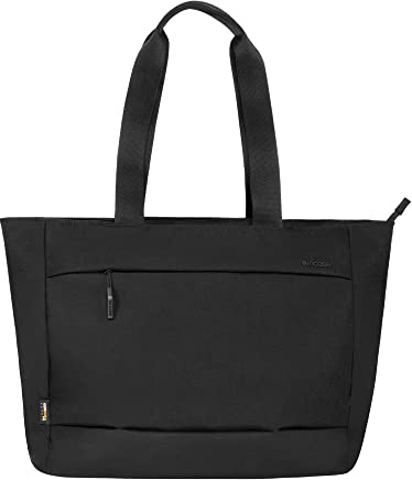Incase City Market Tote Bag with Cordura - 16L Bag, Padded Laptop Compartment, Zippered Pockets, Internal Organization - Black