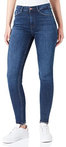 ONLY Damen Onlpaola Lola Hw Sk DNM Azgz878, Dark Blue Denim, XS / 32L