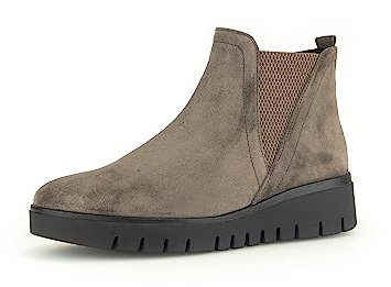 Gabor Damen Chelsea Boots, Frauen Stiefeletten,Komfortable Mehrweite (H),halbstiefel,Kurzstiefel,uebergangsschuhe,Mohair (Mel.),40.5 EU / 7 UK