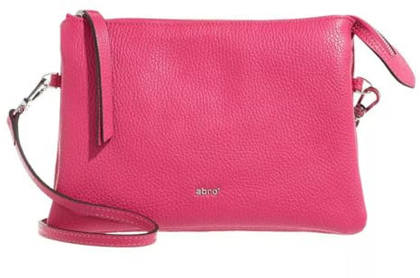 Abro Leather Adria Crossbody Bag Threefold Pink