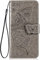 TEYYOS Farfalla Custodia Folio per Honor 90 Lite, Cover in PU/TPU Pelle Flip Portafoglio con Contanti e Schede Slot, Telefono Case Custodie - Grigio