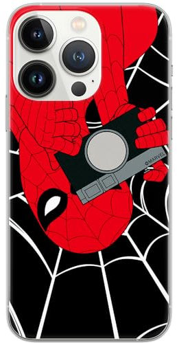 ERT GROUP Handyhülle für iPhone 13 PRO Original und offiziell Lizenziertes Marvel Muster Spider Man 027 optimal an die Form des Handy angepasst, hülle aus TPU