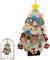 Anloximt Filz-Weihnachtsbaum - Weihnachts-Wanddekoration | Innendekorationen, Geschenke für Kleinkinder, Aktivitäten für Kinder, 100 x 70 cm für Weihnachten und Neujahr