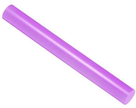 CoCud Acrylic Clay Roller, 9 Inch Length 1 Inch Dia., Acrylic Non-Stick Rolling Pin Roller Purple - (Applications: for Shaping Sculpting)