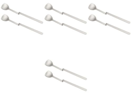 TOPBATHY 8 Piezas Cuchara De Miel De Acero Inoxidable Cuchara De Expreso Cuchara Practica Cucharas En Forma De s Comiendo Cucharas Emocionante Multifunción Cuchara De Yogur