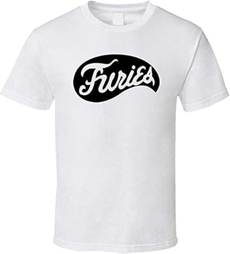 Baseball Furies Logo Shirt Black White Shirt Men's White M