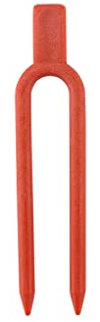 budiniao 100 Stück Pflanzen Clips, Feste Klemme, Erdbeer Gemüse, Weinrebe, Blumenschlösser, Gabel, Wassermelonen Halterung, Outdoor Garten, Rot, 5cm