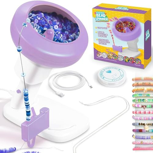 Goody King Clay Perlen Spinner Bead Spinner Ideal für Armbänder Schnelle Perlenmaschine für Schmuckherstellung