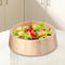 Xnqelerate Saladier en bois naturel de 36 cm - Bol à fruits en bois naturel - Bol d'affichage pour la maison et la cuisine
