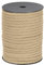 sourcing map Cotton Rope 3 Strand Twisted Braided Rope Cord, Light Brown 8mm x 131ft Craft for Wall Hanging, Plant Hanger, Knitting, Macrame Knotting
