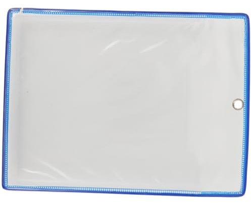 VILLCASE File Holder File Organizer Wall Mount Wall File Organizer for Office Folder Holder for Wall منظم ملفات Wall Pocket Wall Document Holder Folders Wall Paper Holder Blue Metal
