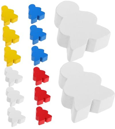 BESPORTBLE Brettspiel-verbesserer: 40 Bunte Schachfiguren Aus Holz für Das Fliegende Schachspiel.