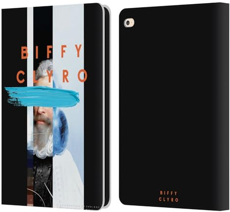 Head Case Designs Offizielle Biffy Clyro A Celebration of Endings Album Grafiken Leder-Wallet-Hülle Kompatibel mit Apple iPad Air 2 (2014)