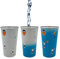 macfly Gobelet en acier inoxydable 450 ml - Gobelet en aluminium personnalisé Valencia CF, gobelet réutilisable à encre thermique qui change de couleur, gobelet pour bière, eau et rafraîchissements