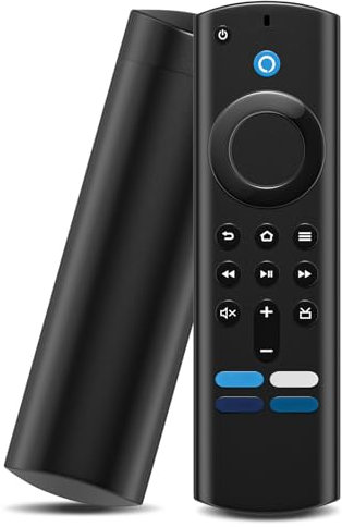 Binamao Telecomando Vocale Sostitutivo (3 Gen) per AMZ Fir-e TV Stick 2nd Gen e 3rd Gen, Stick Lite, 4K/4K Max, Fire Cube 2 e 3rd Gen, Con Funzione Bluetooth e 4 Tasti Rapidi di Scelta