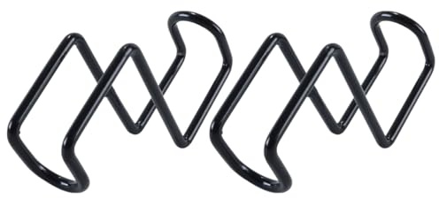 ANCLLO 2 Pieces Tack Hook Over Rail Bridle Hooks 4 Inch Heavy Duty Horse Water Bucket Hangers Metal Stall Hooks Rack for Horses Tough Horse Halter Rack for Fishing Saddle Fence Door Holder