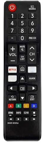 ATOMUSERLY 1 telecomando universale sostitutivo BN59-01315J for Smart TV for LCD 4K 8K UHD 3D HDTV HDR Crystal curvo